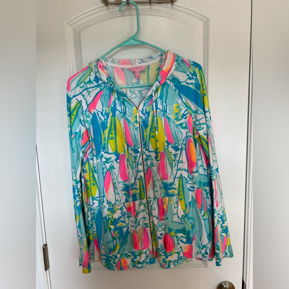 Lily Pulitzer Zip Up Hoodie